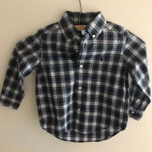 Boys 2T plaid Ralph Lauren Button Down!